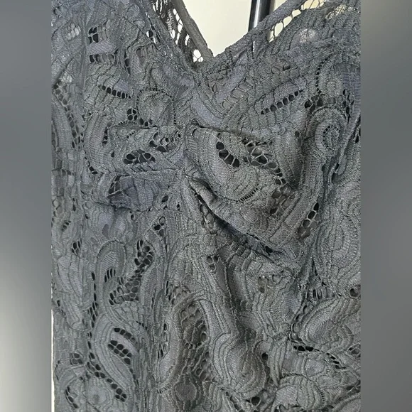 Lilly Pulitzer Black Lace Midi Dress - Picture 4 of 5